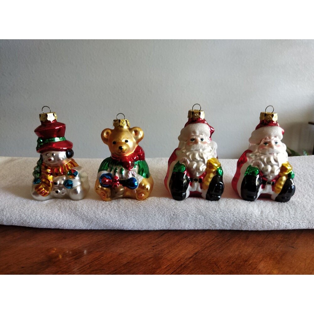 Grandeur Noel Collector's Edition Christmas Tree Replacement Parts: 4 Ornaments